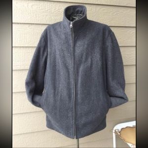 Gap mens 80% wool gray charcoal jacket, size L